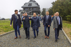 Płk Marcin Mazur, prof. Piotr Koszelnik, Władysław Ortyl, Andrzej Sowa, prof. Jarosław Sęp,